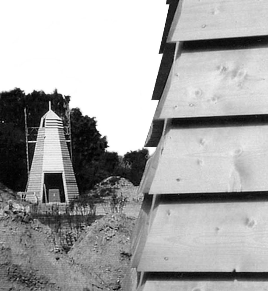 Fountain house under construction