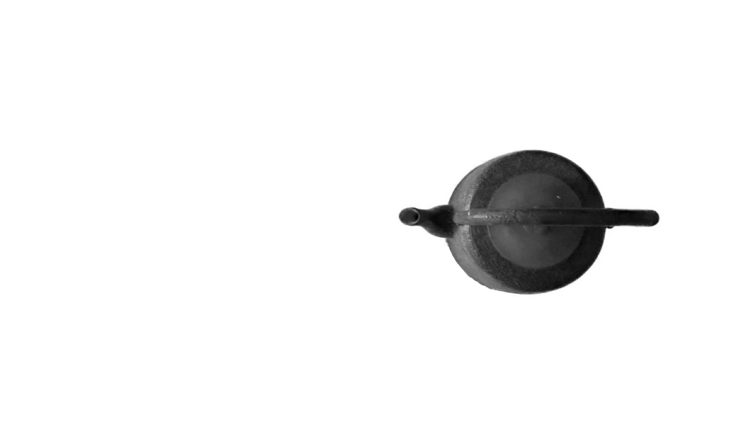 Teekessel aus Gusseisen