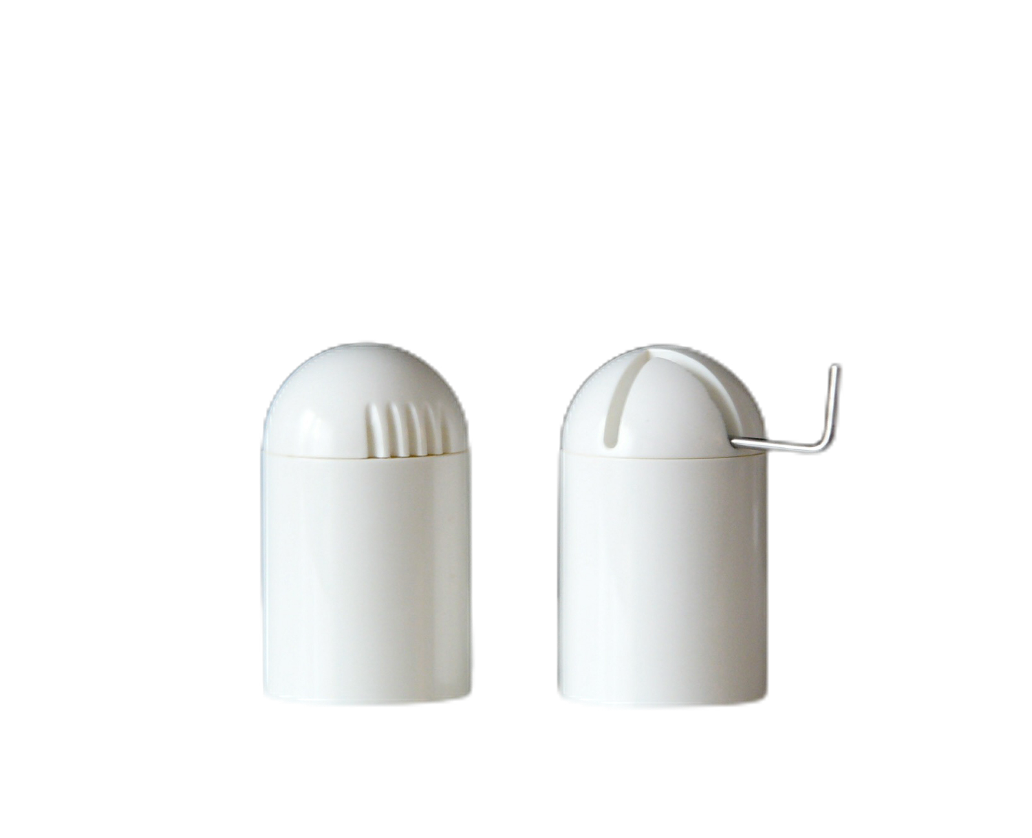 Enzo Mari – Salzstreuer und Pfeffermühle, Alessi